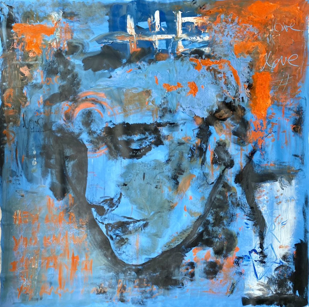 Peinture faciale "L'enfer" par François Farcy